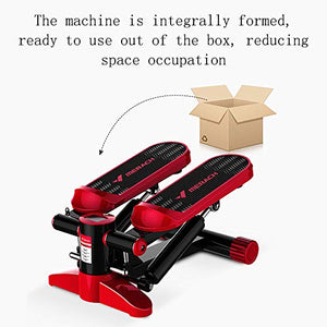 LXB Household Pedal Machine - Two-Way Multi-Link Hydraulic Cylinder - High Load-Bearing - Low Noise - Fitness Plasticity - Fast Fat Burning - Ergonomic Stride - LCD Smart Instrument - Widened Pedal