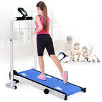 BIEKANNM Foldable Mini Treadmill Without Electric Folding - Fitness Running Mat - Running Machine - 86 39 100CM